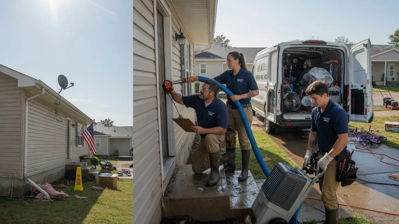 Ceiling Water Damage Restoration in Mountain View, OK near me